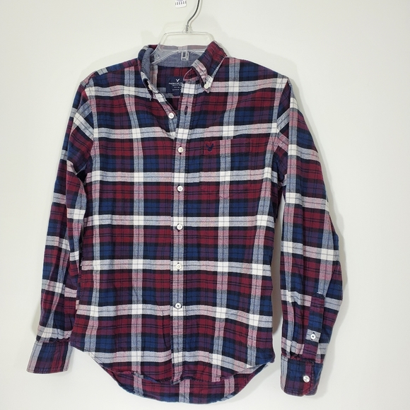 American Eagle Outfitters Tops - American Eagle Plaid Shirt, Size Small